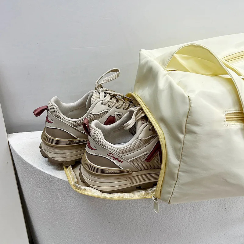 Large Crossbody Travel Tote Bags for Women Canvas Shoulder Messenger Bag Sports Yoga Satchels Fashion Woman Handbag 251110