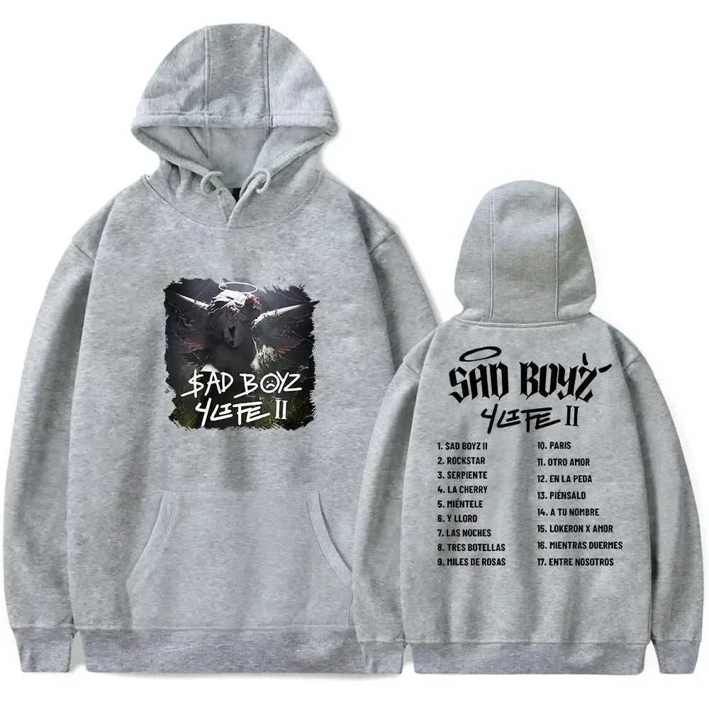 Sweatshirt Fashion Autumn Pullover Funny Casual Streetwear Junior H Tour Hoodies Sad Boyz 4 Life Album Merch Print Unisex Hoode M251111