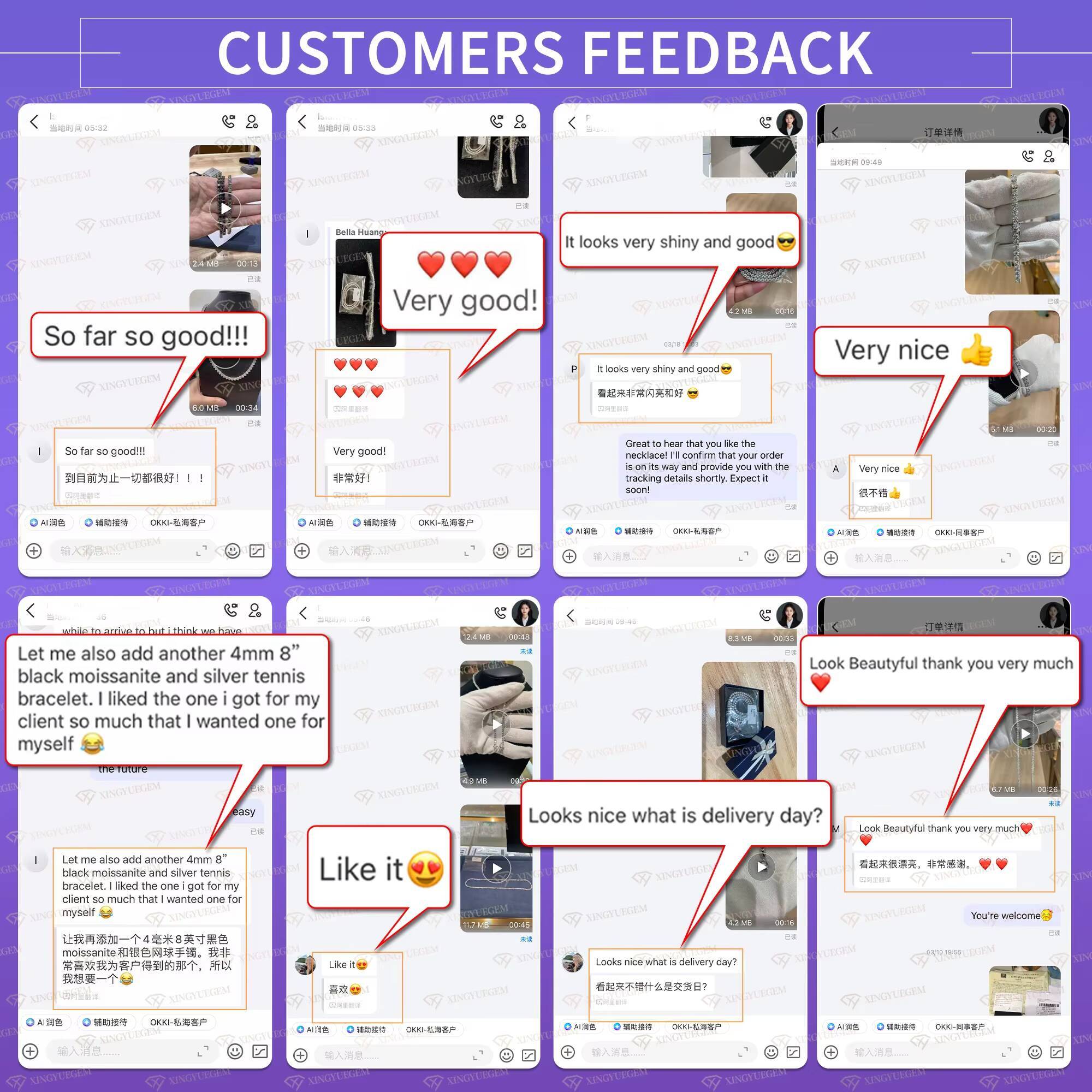 High-quality Moissanite Bracelet Tennis Bracelet AB Color 3mm Moissanite Suitable for Fashionable Outfit Pairing 925 Silver