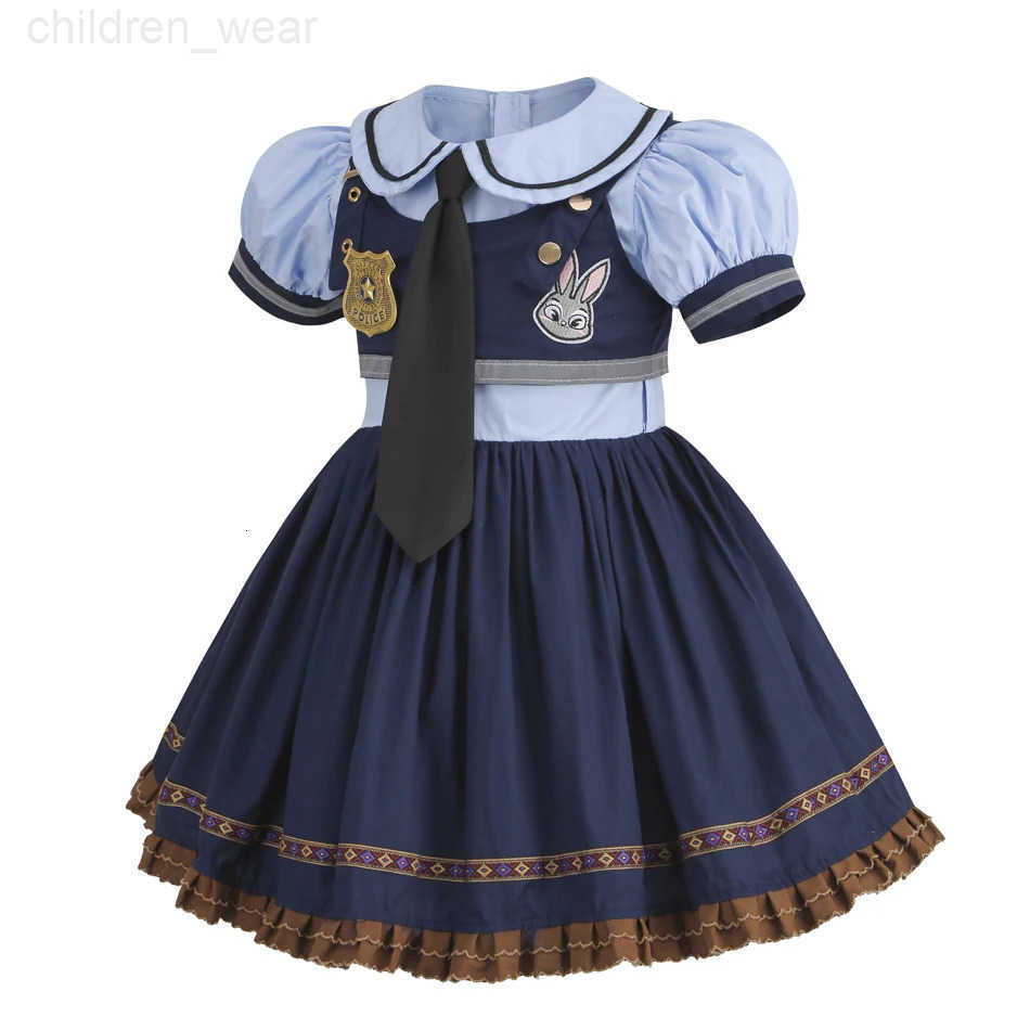 Disney Zootopia Judy Hopps Inspired Children's Policewoman Ensemble Perfect for Halloween & Parties designer H251111