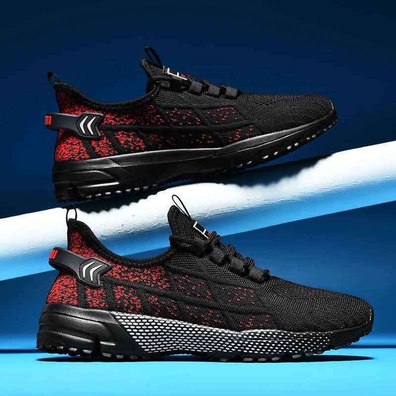 Running Shoes Men Non-slip Outdoor Gym Jogging Training Sneakers Big Size Breathable Lace-up Comfortable Sports Shoes for MenC250411