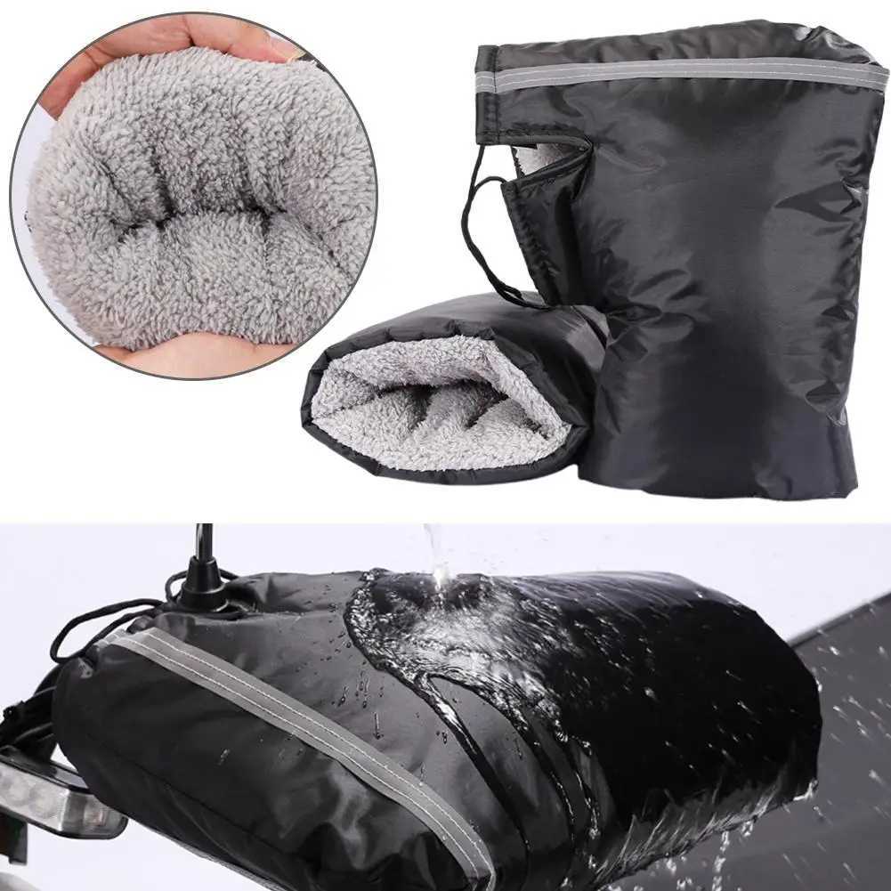 Motorcycles Handlebar Gloves Universal Snowmobile Handle Grip Gloves Winter Rider Gloves Waterproof Windproof Warm accessories S25118{category}