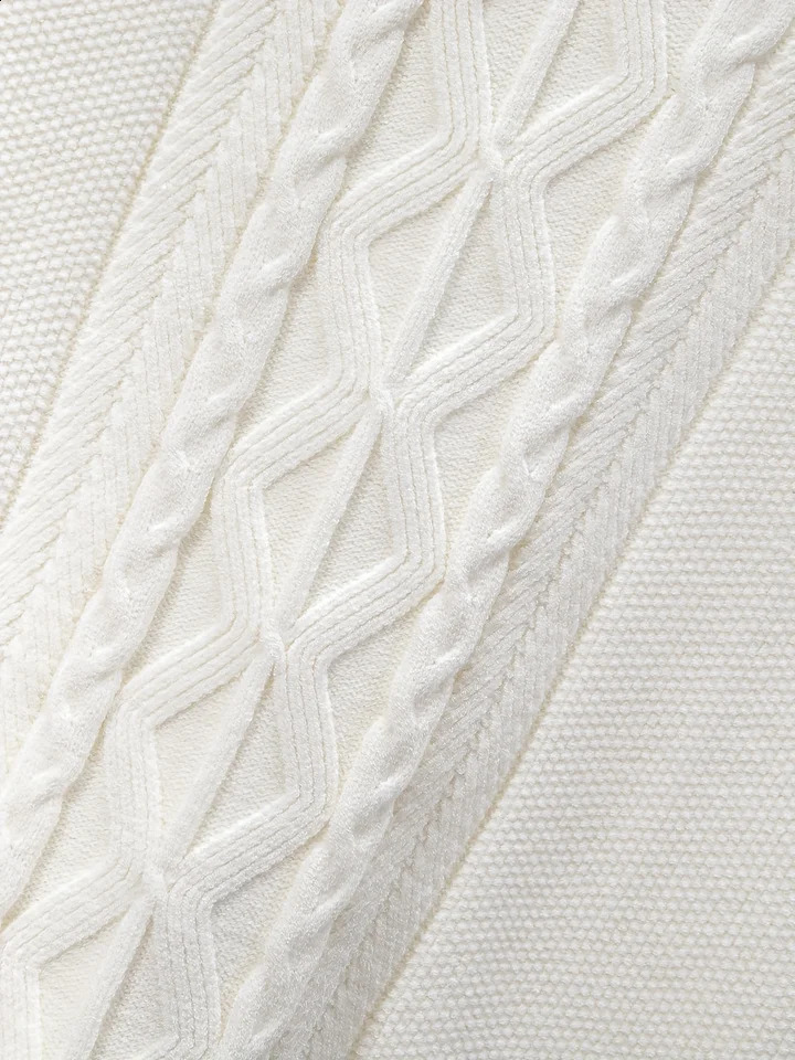 ShiSho original mens striped casual basic comfort autumn and winter warmth Vneck knitted sweater vest 250411Z