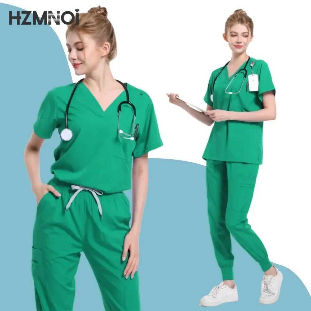 Nurses Dress Separate Set Womens Oral Dental Surgery Cosmetic Plastic Surgery Hospital Doctors Uniform Nurse Uniform X250410