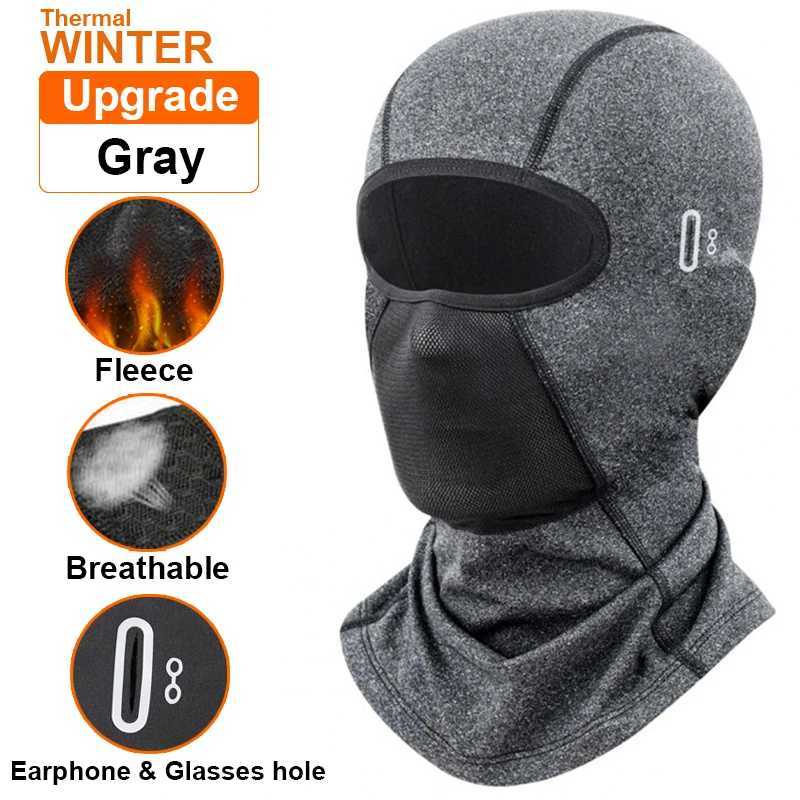 Thermal Motorcycle Riding Face Mask Balaclava Head Cover Ski Bicycle Motocycle Windproof Soft Warm Motorcycle Hat Headwear S251110