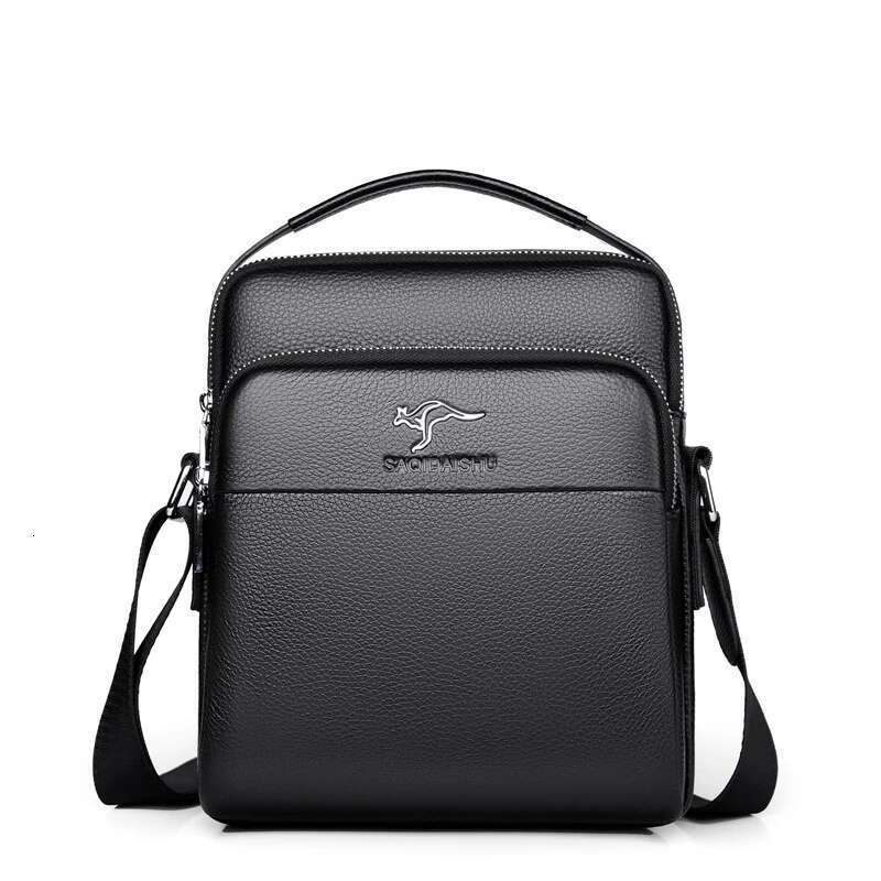 New Business Handbag Genuine Leather Shoulder For Men Messenger Fashion Cowhide Man Crossbody Small Men's Bag
