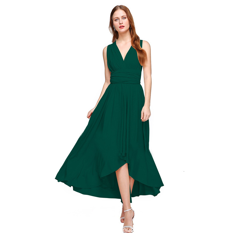 Multi dressing cross front short open back sexy bandage dress long skirt