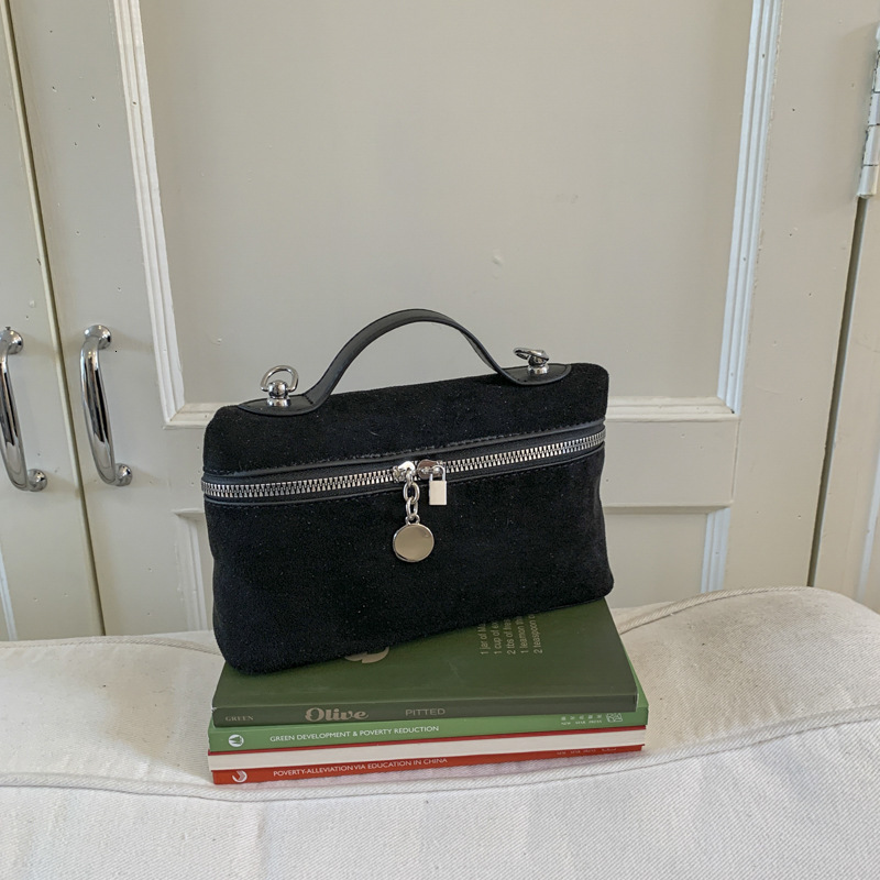 Luxury Brand Designer Bag Light Luxury Small Square Bag High-Quality Suede Box Bag Ins Versatile Commuting Patchwork Single Shoulder Crossbody Bag