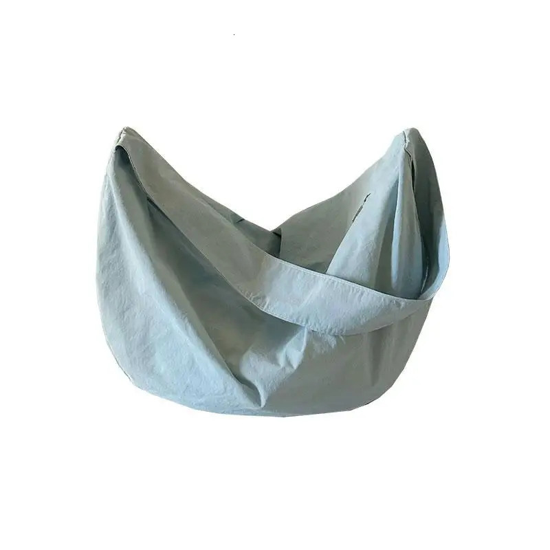 Trendy Fashionable Shoulder Bags Wrapped with Dyed Nylon Canvas Bag Large Capacity Single Crossbody Hobos 251110