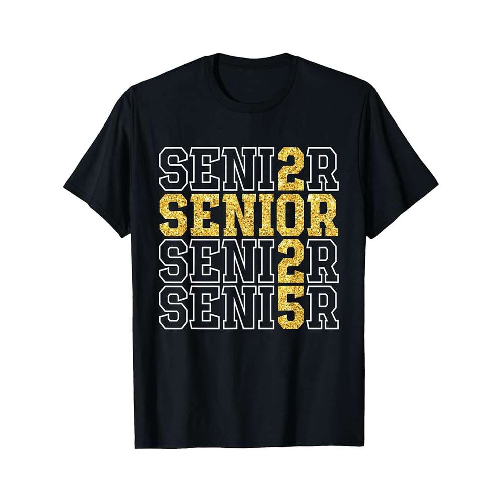 Designer T shirt Senior 2025 Graduation High School Graduate Class of 2025 - 220g T shits