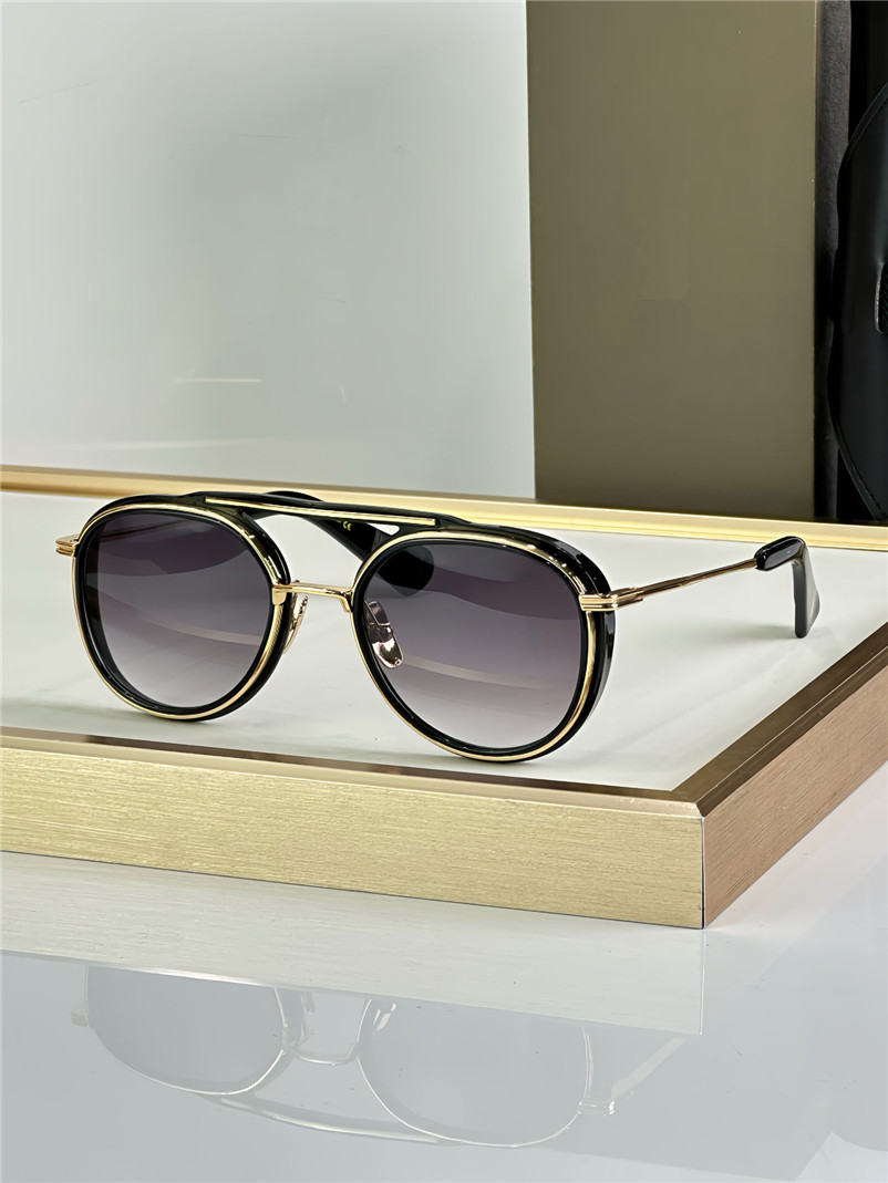 fashion sunglasses SPACE round small frame design retro pop avant-garde style outdoor UV protection 400 lens with case