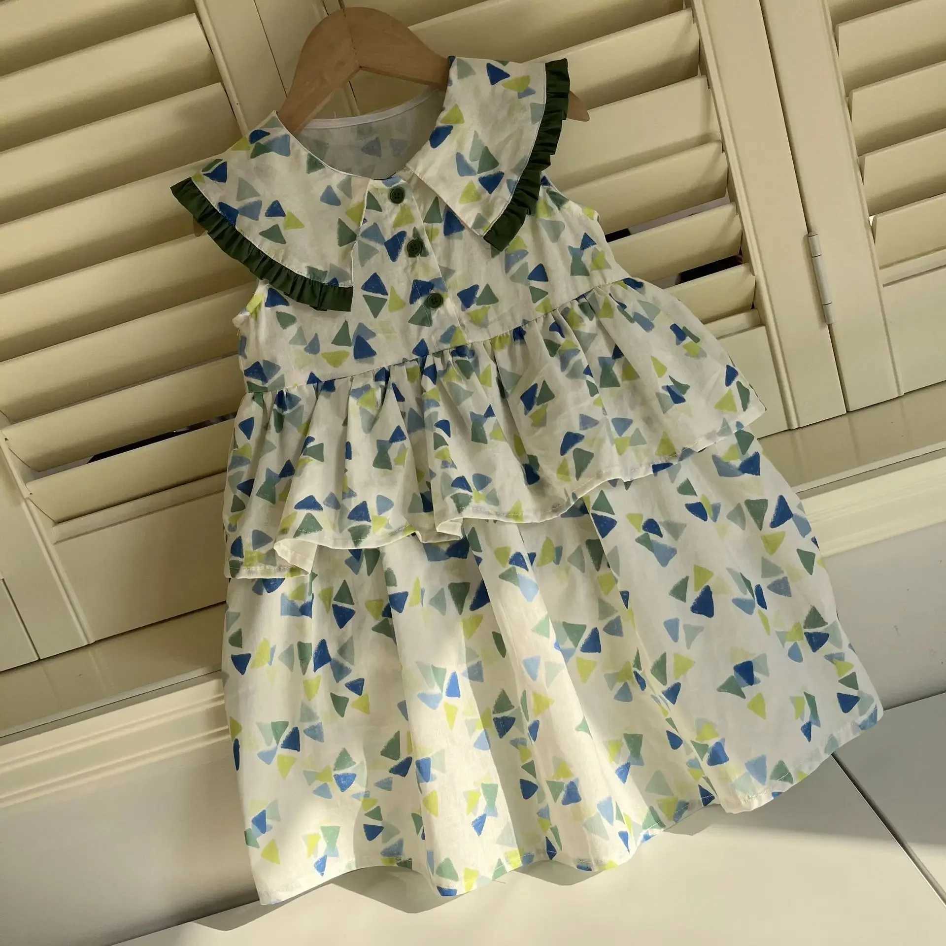 Brothers and sisters clothing suit 2025 summer new baby casual wear or girls dress 1-10 years childrens clothingXJ250410