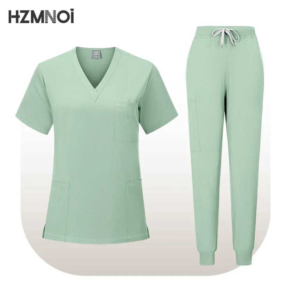 Doctors and Nurses in Beauty Sn Pet Hospital Dental Clinic and Operating Room Stylish Medical Work Uniform Set X250410
