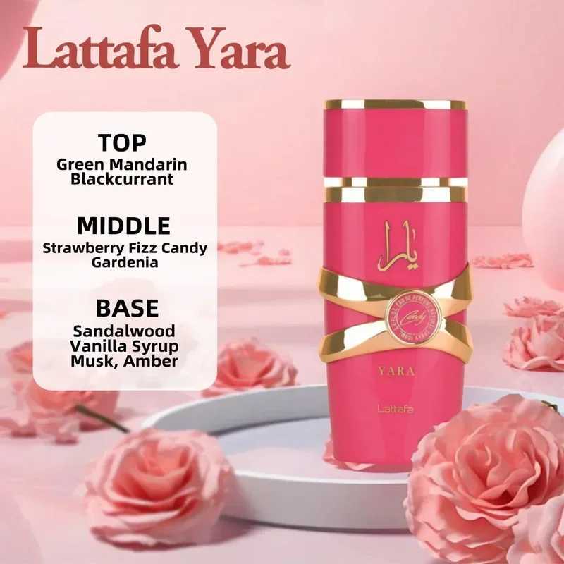Wholesale 100ml womens perfume Arabic classic fruit perfume durable portable luxury light perfume rose pink W250411
