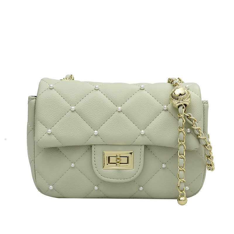 Luxury Brand Designer Bag Style Women's Bag Small Bag 2025 New Fashion Quilted Chain Women's Bag Cute Rivet Shoulder Bag Crossbody Bag