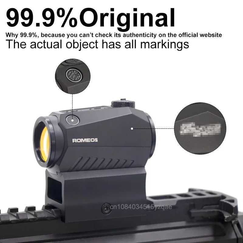 Romeo 5 1X20mm red dot sight 5.56 rifle tactical hunting shooting waterproof and fog proof 2 MOA Reticle for 20MM Rail X250411