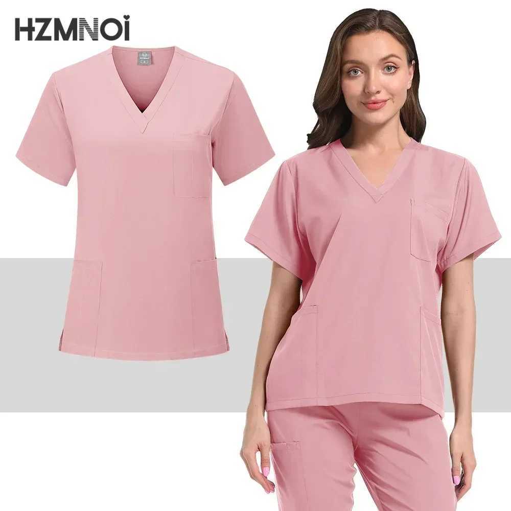 Healthcare Pharmacy Workwear Dental Scrub Doctor Nurse Hospital Accessories Breathable Operating Room Surgical Gowns Scrub Women X250410