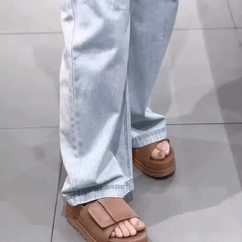2024 Spring/Summer New Womens Leather Lace Sandals Roman Beach ShoesXJ250410