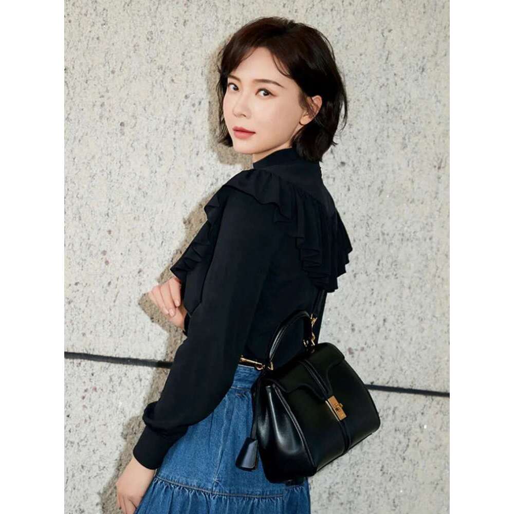 Fashion Women Small Casual Totes Handbag Lock Hasp Flap Bag Ladies High Quality Cow Split Leather Shoulder Bags Pouch