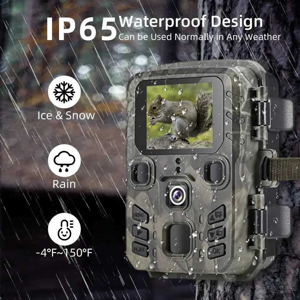 Outdoor WiFi Hunting Camera Application Control Tracking Camera Wireless BT 24MP 1296P Night Vision Sports Wildlife Trap Photos X2504111