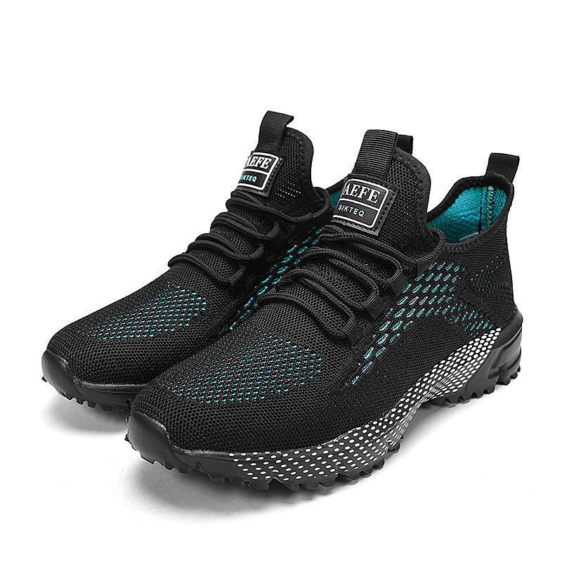 Free shipping designer sport shoe plus size men black comfortable breathable wear-resisting outdoor casual shoe classics