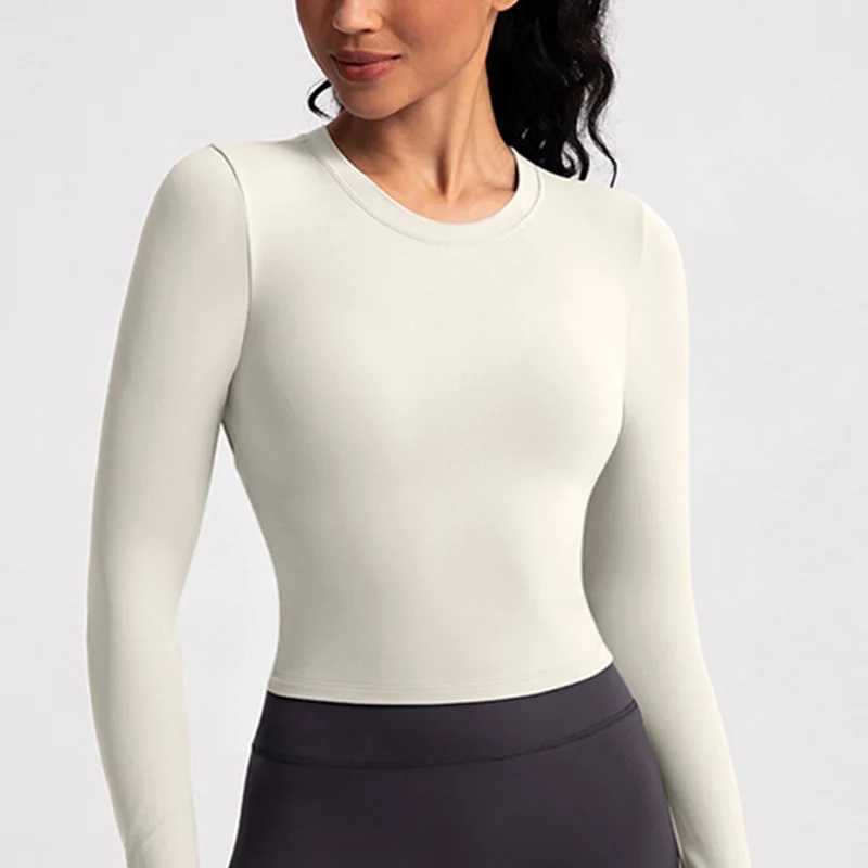Cloud Hide Black Beauty Back Yoga Shirt Womens Long Sleeve Shirt Plus Size Sports Fitness Top Running SweatshirtW250411