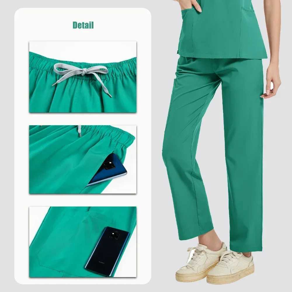Short Slved Doctor comes with surgical washer kit pet clinic work clothes S-2XL dental care uniform medical kit X2504101