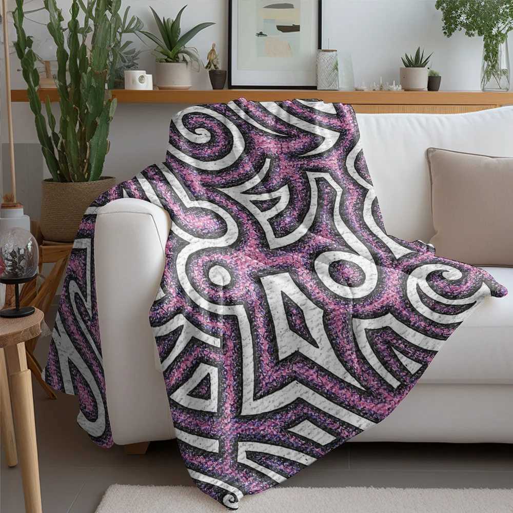 Knitted Snowflake Throwing Blanket Soft Warm Throw Blanket for Girls Boys Kids Gift Cozy Decorative Throw Blanket C251111