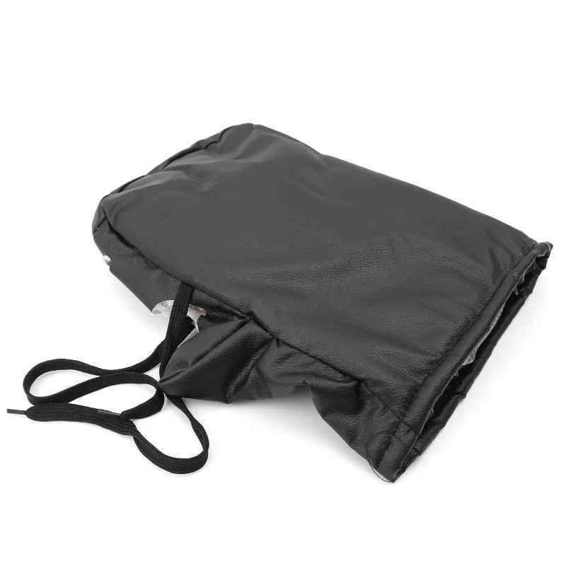 Reflective Motorcycle Hand Warmer Winter Windproof Handlebar Muffs Thermal Scooter E-bike Grip Cover Protector Moto Accessories S25118