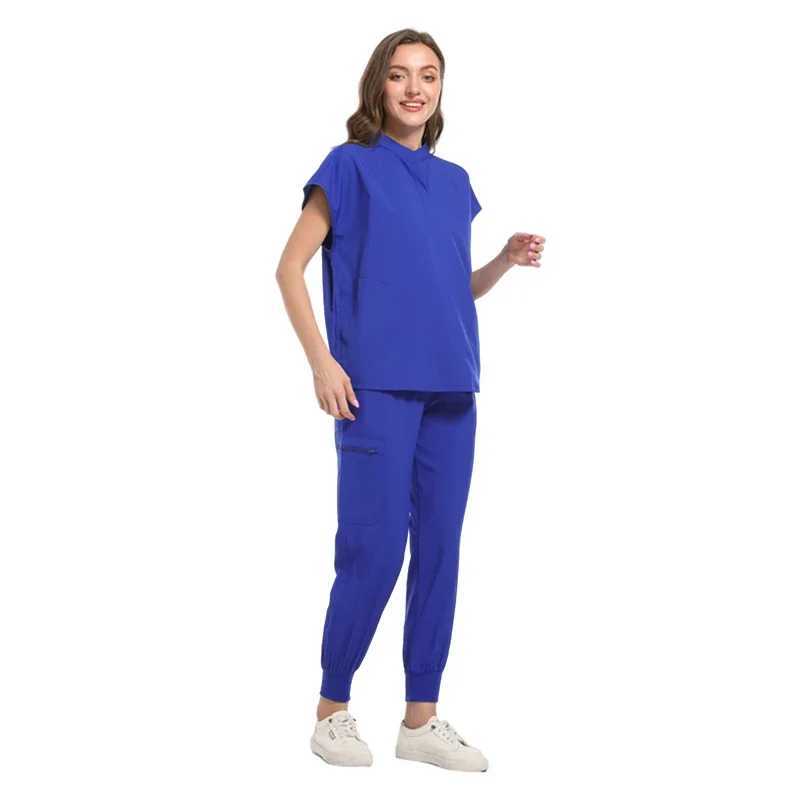 Medical Uniform Womens Shampoo Set Nurse Work Clothes Beauty Sn Spa Work Clothes Surgical Clothes Laboratory Hospital Overall X250410
