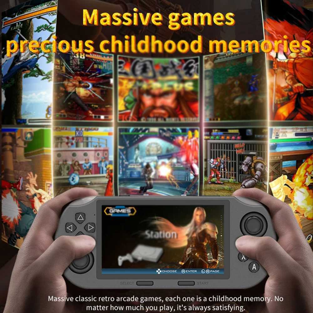 SF3000 handheld game console with a 45-inch large screen supporting e-books MP4 Music function built-in 20000gamesM251111
