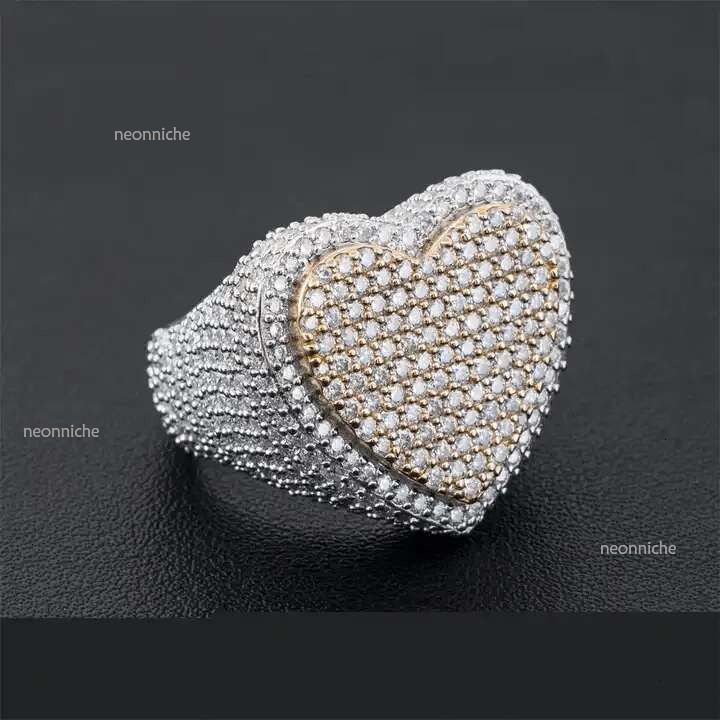 28 Styles Collection Sier Jewelry VVS Moissanite mens Real Gold Plated Hip Hop Iced Out Rings Men Dia Ring gorgeous