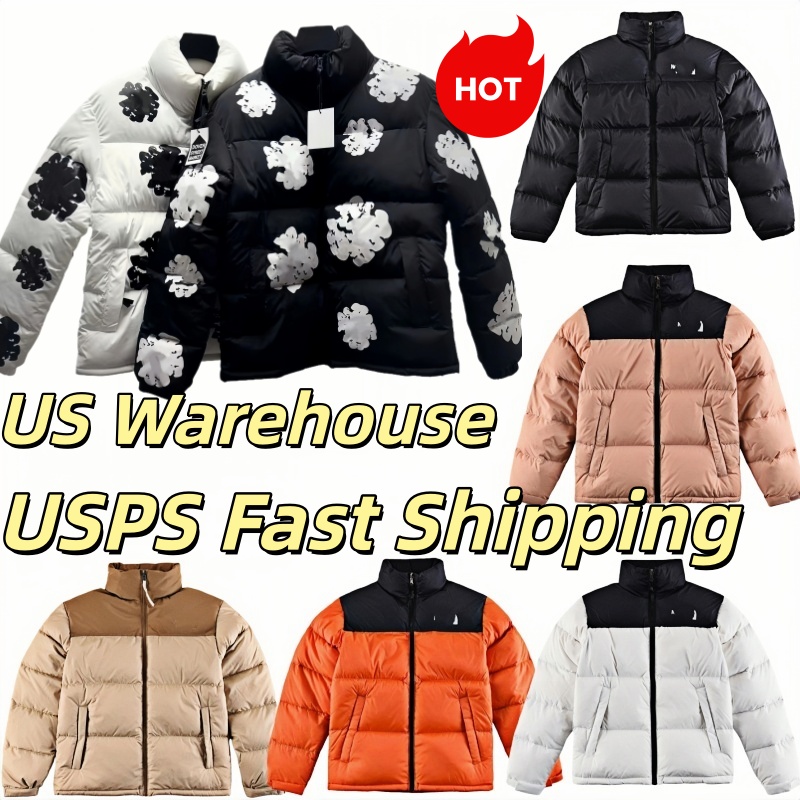 Designer Mens Down Jackets Coats Designer Puffer Jacket Cotton Wreath Puffer Jacket Black Long Sleeve Zipper Stowable Hood Water repellent Finish Parkas