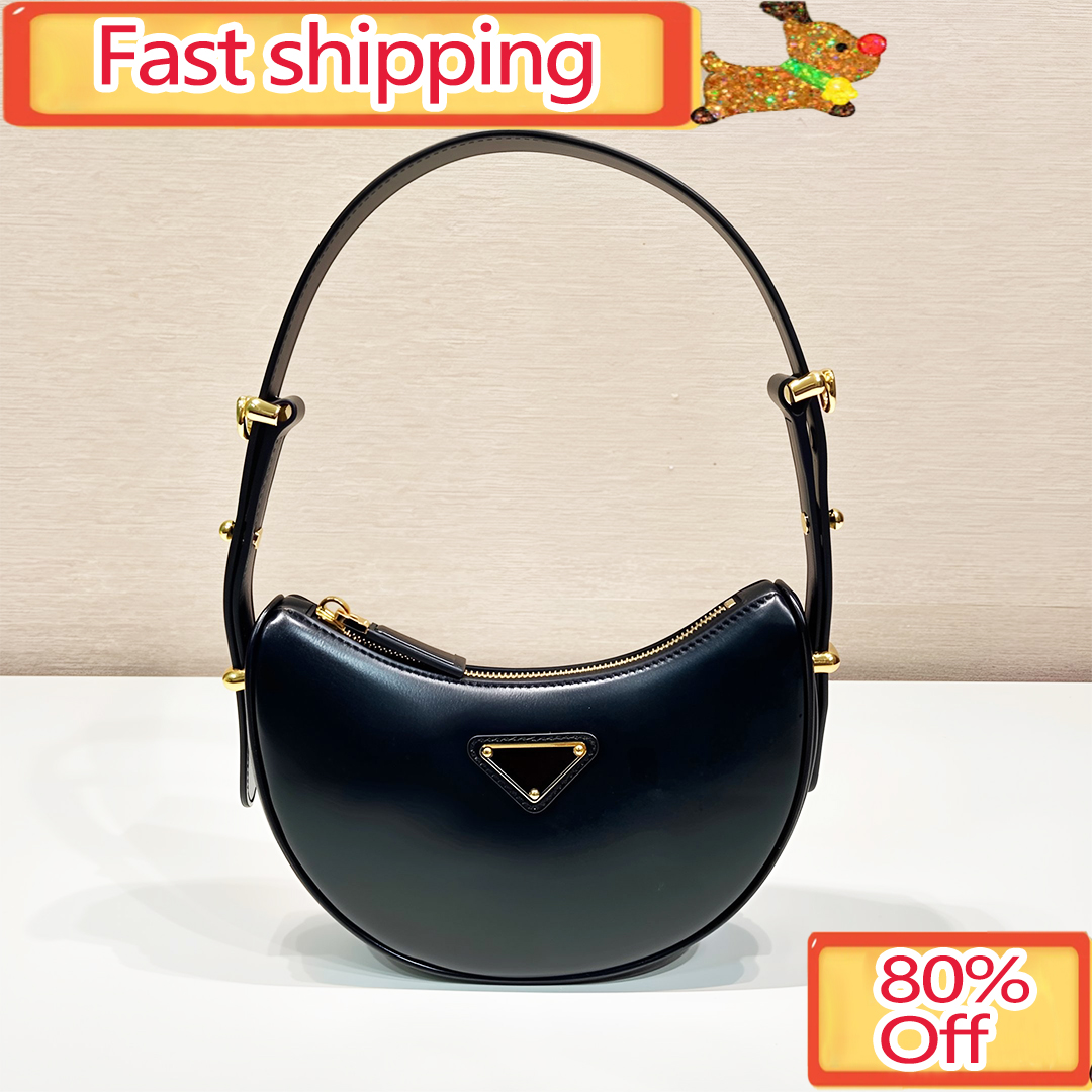 Designer Bag Shoulder Bag Crossbody Bag Luxury Bag Wallet Ladies Summer Fashion Black Leather Handbag High Quality Designer Bag Mini Bag Underarm Bag Moon Bag 2025