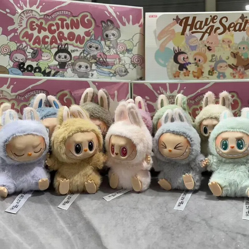 Labubu cute plush doll, blind box toy V1 V2 V3 V4series,Labubu plush toy big into energy blind box