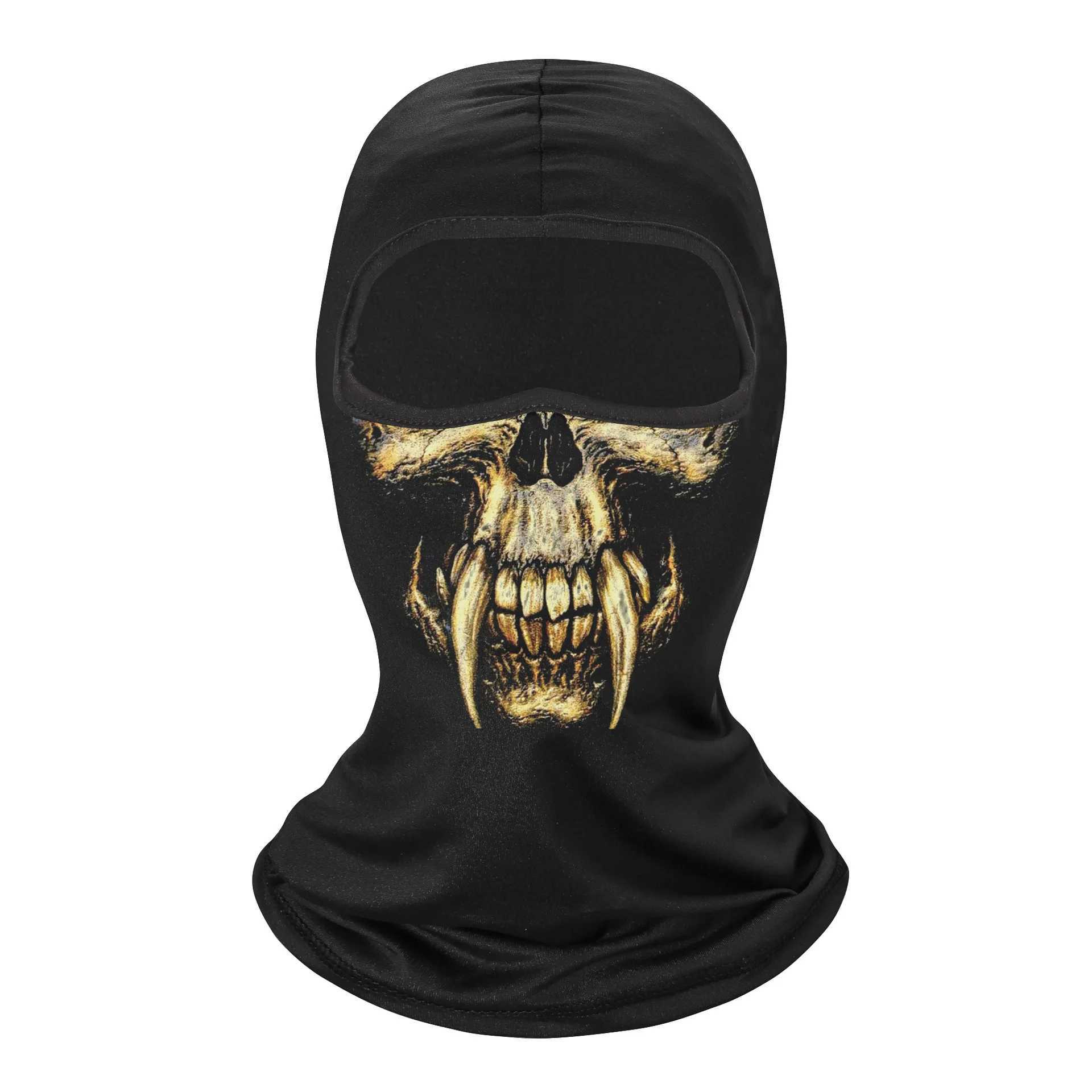 Outdoor Sunscreen Balaclava Motorcycle Skull Face Mask Quick-dry Riding Helmet Liner Cap Venom Ski Mask MTB Bicycle Headgear S251110