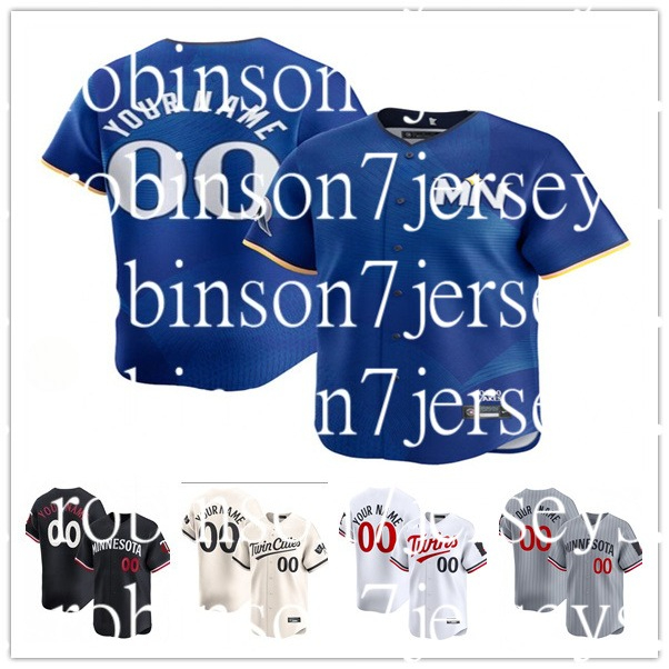 MLB Twins Baseball Jersey 4 Carlos Correa 26 Max Kepler 23 Royce Lewis 25 Byron Buxton 59 Jhoan Duran 7 Joe Mauer 3 Harmon Killebrew 38 Matt Wallner 27 Ryan Jeffers