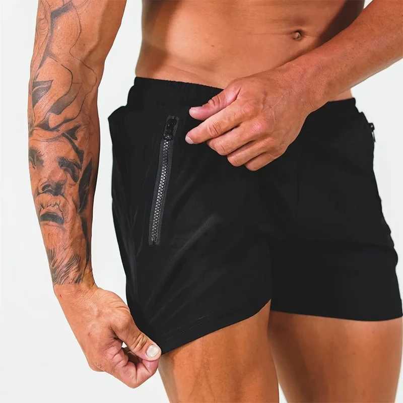 Mens swimming relay net with zipper pocket lined with summer beach board shorts quick drying swimming swimsuit swimsuitW250410