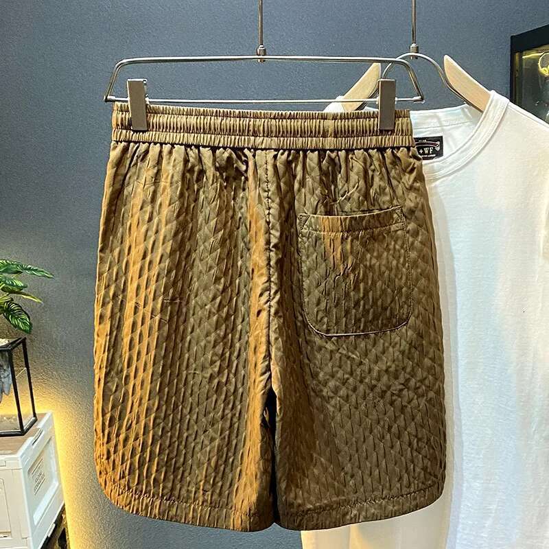 Casual Shorts Casual Shorts Men's Wear Summer New Loose Versatile Shorts Men's Thin Cool Elastic Breathable Korean Styleinscasual Boy Fifth 