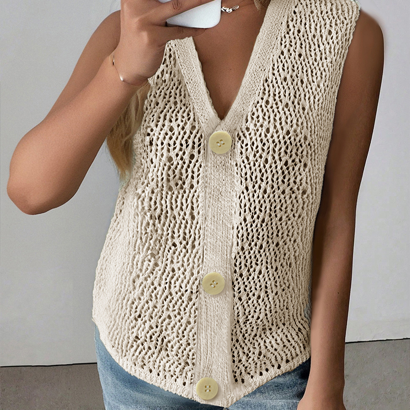 Sophisticated Solids Cardi Jacket Feminine Seasonal Accessory Featuring Elegant Cutouts---NBJ074