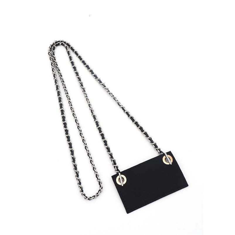 Leather Shoulder Strap Metal Chain for Small CF Card Bag Crossbody Bag Accessories Replacement Wallet Interior 251110