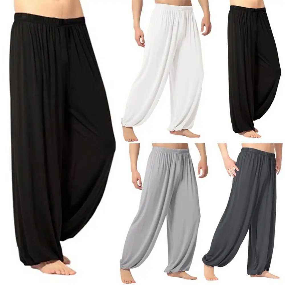 Mens casual bag yoga harem pants summer loose and breathable casual bag Trouser jogging pants mens clothingXJ250410