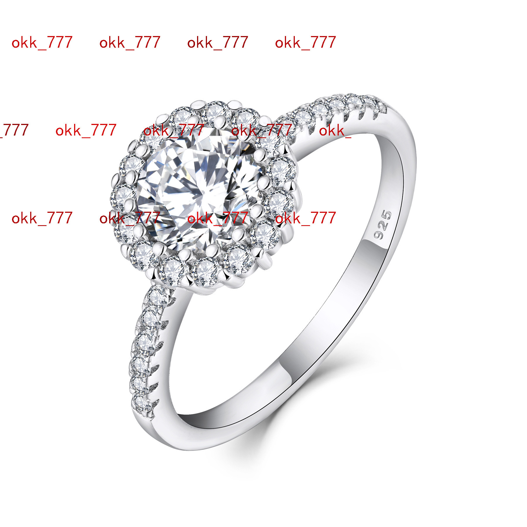 Engagement Bridal Wedding Rings Fine Jewelry VVS Moissanite Diamond Ring 925 Sterling Silver for Women High Quality CLASSIC ROHS