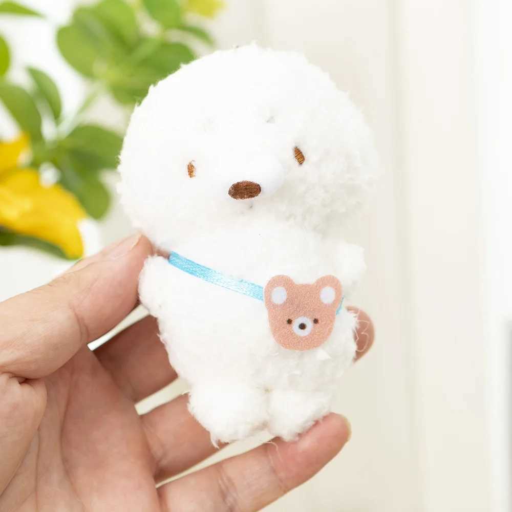 10cm Soft Animal Doll Keychain Cute Bear Pendant Keychain Cute Plush Filled Keychain Bag Decoration Couple Friend Childrens Gift W250411