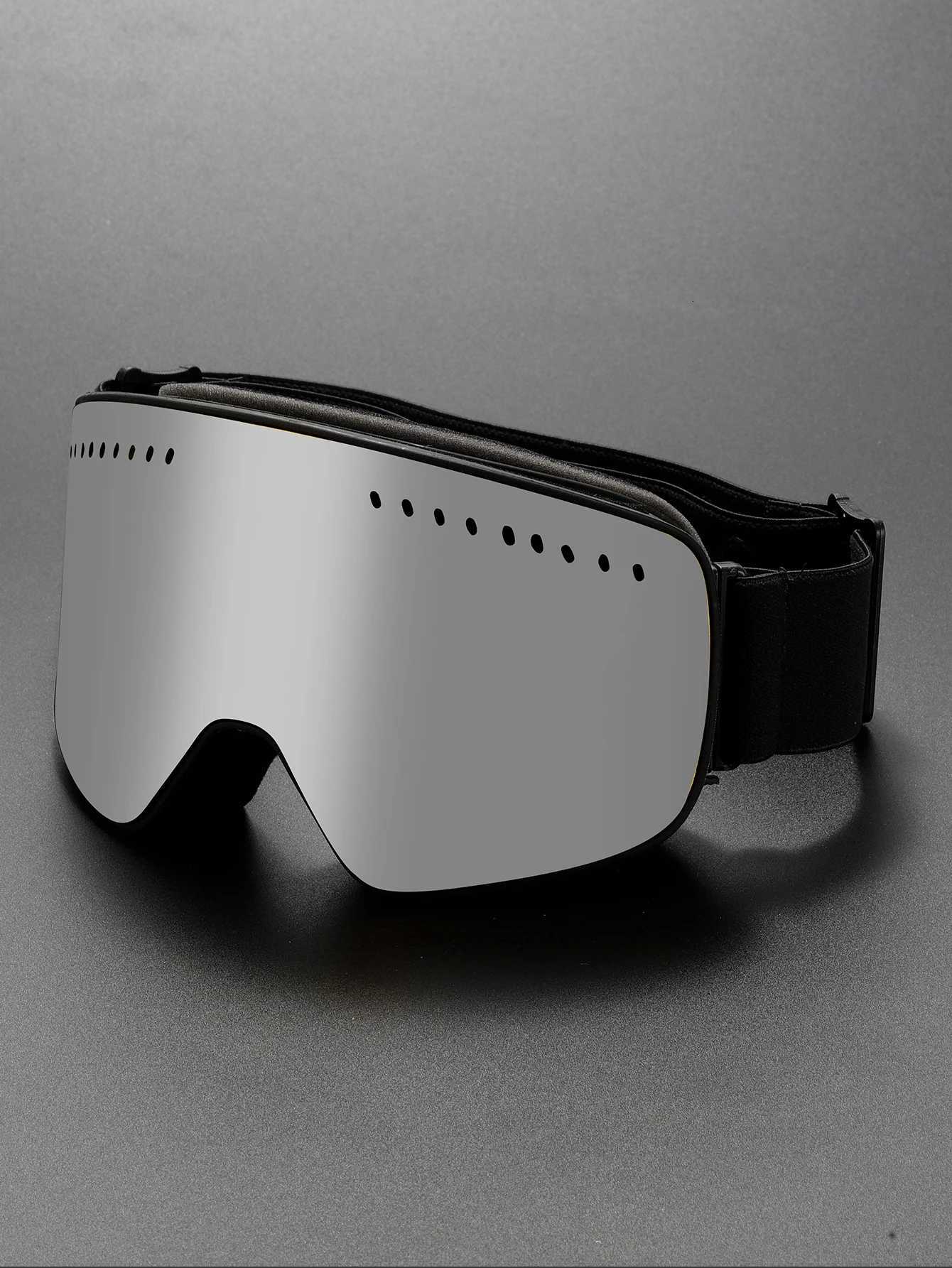 Adult TPU LEns ski glasses suitabLE for singLE and doubLE boards snowmobiLEs LEnses are easy to wear and take off K251110