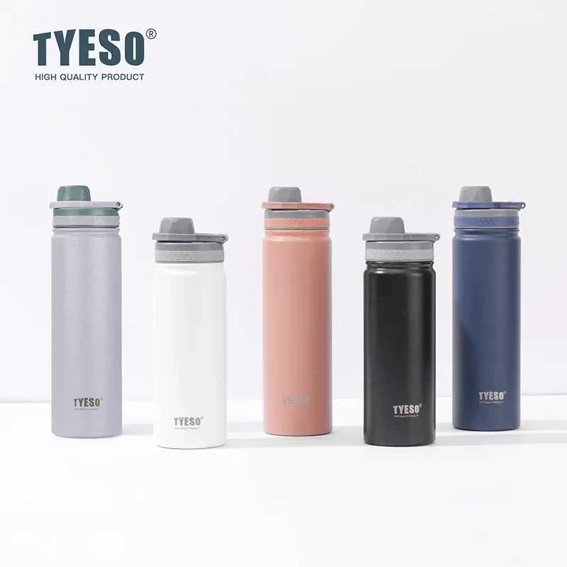 Tyeso 530/750ML Thermos Stainless Steel Flask Travel Bottle Insulated Hot Cold Water Sport Thermal Mug Vacuum Cup 1 L2512051 W260226