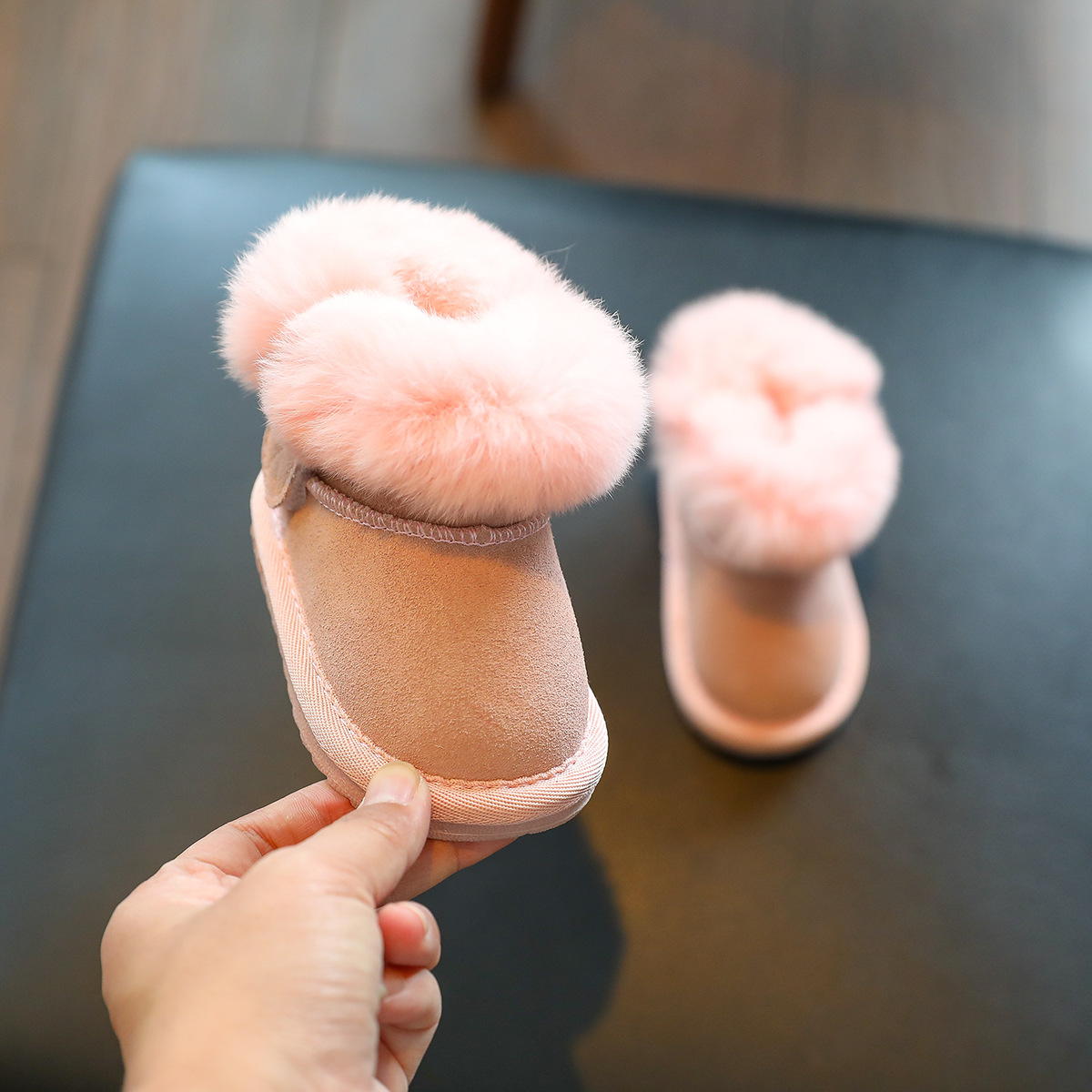 Winter Infant Snow Boots Thick Plush Warm Toddler Kids Shoes Kidszworld Fashion Little Girls Boys Baby Boots Size 15 - 25 K0223