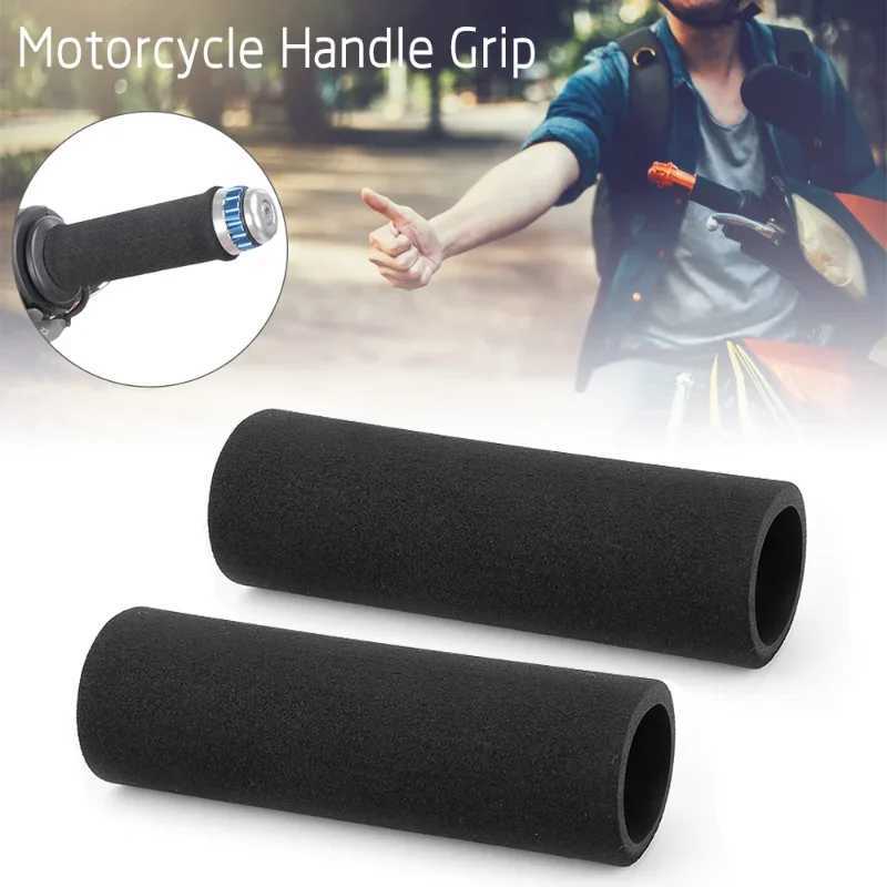 2PCS Motorcycle Handlebar Anti Vibration Comfort Handlebar Grip Sleeve Cover Slip-on For Anti-slip Moto Handle Levers S25118