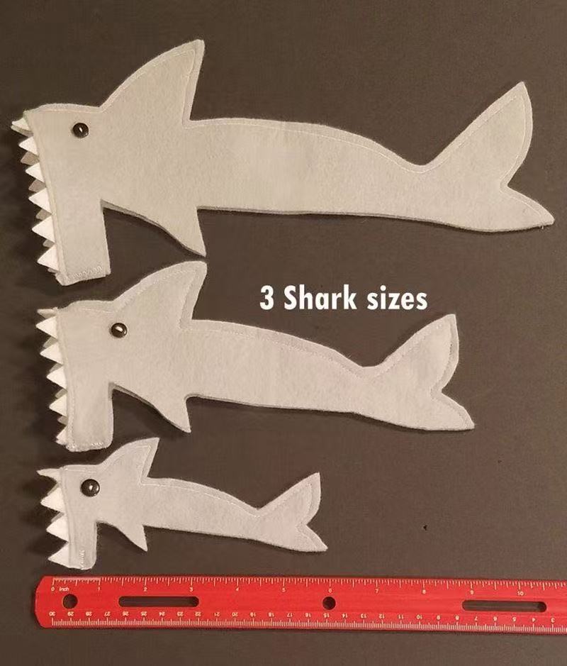 New cross-border product: felt lizard shark costume for small pets, transforming them into unique and personalized outfits.