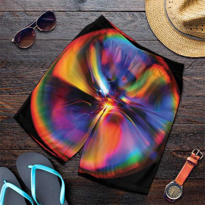 Colorful Bubble Harajuku 3D Printed Surfboard Shorts Cool Summer Street Hip Hop Swimming Shorts Mens and Childrens Travel Beach ShortsW250410